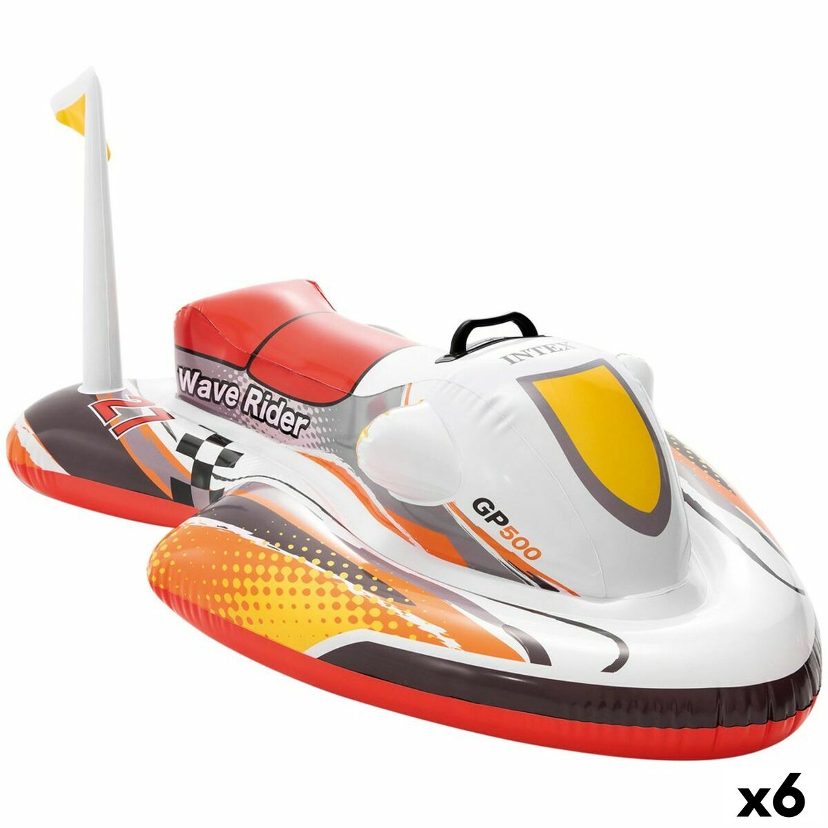 Figura Hinchable para Piscina Intex Wave RIder Moto 117 x 58 x 77 cm (6 Unidades)  Comprati.