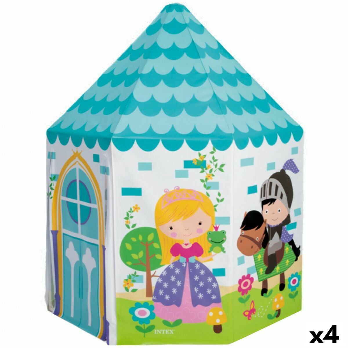 Casa Infantil de Juego Intex Princesa 104 x 104 x 130 cm (4 Unidades)  Comprati.