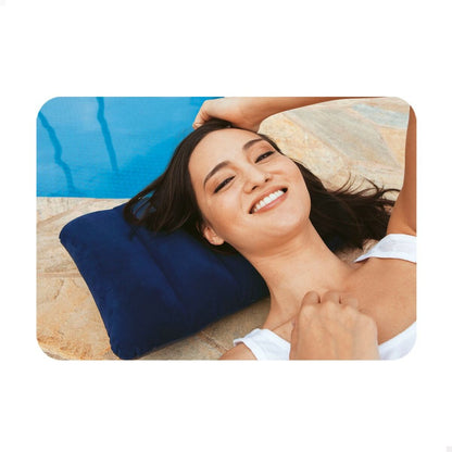 Almohada Intex Downy Pillow Hinchable Azul 43 x 9 x 28 cm (24 Unidades)  Comprati.