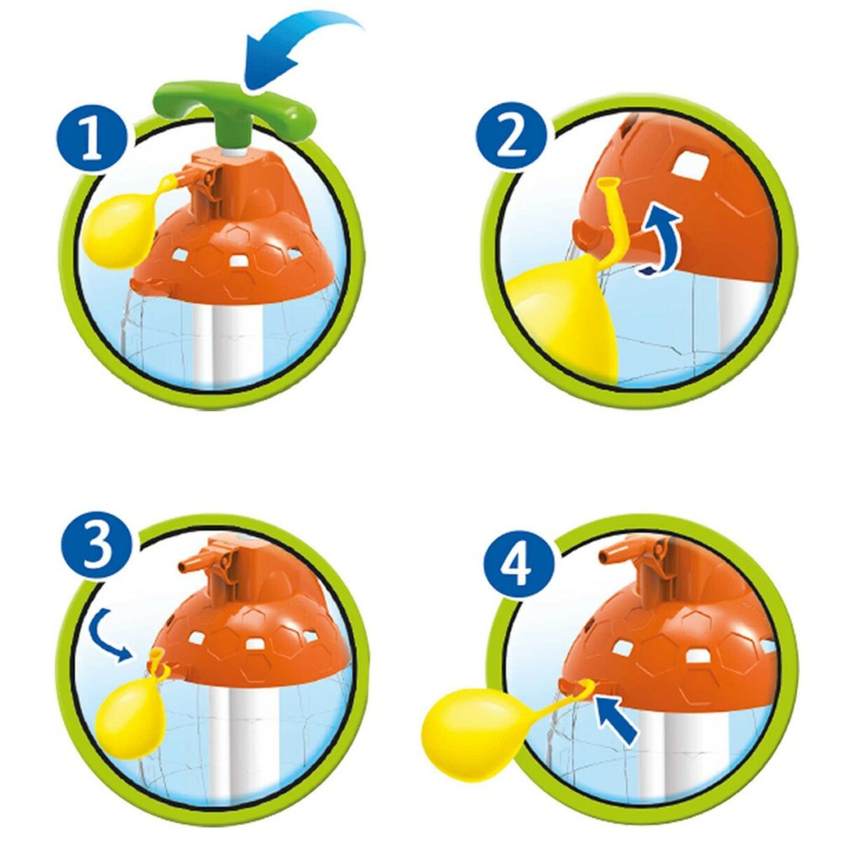 Globos de Agua con Inflador Colorbaby Splash Autocierre 6 Unidades  Comprati.