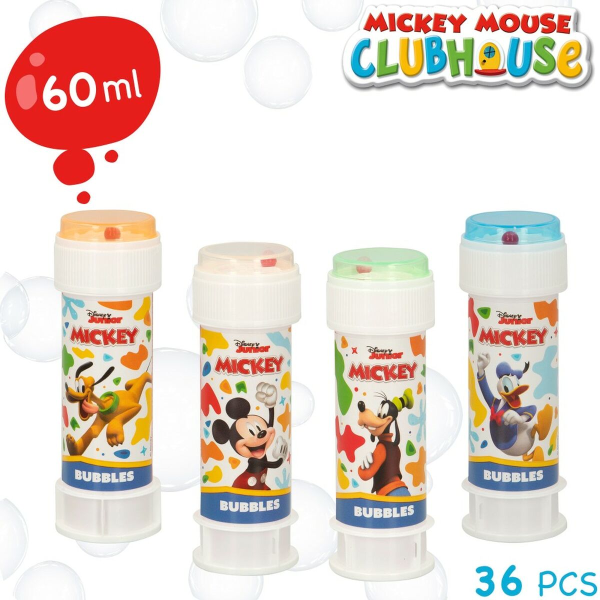 Pompero Mickey Mouse 60 ml 3,8 x 11,5 x 3,8 cm (216 Unidades)  Comprati.