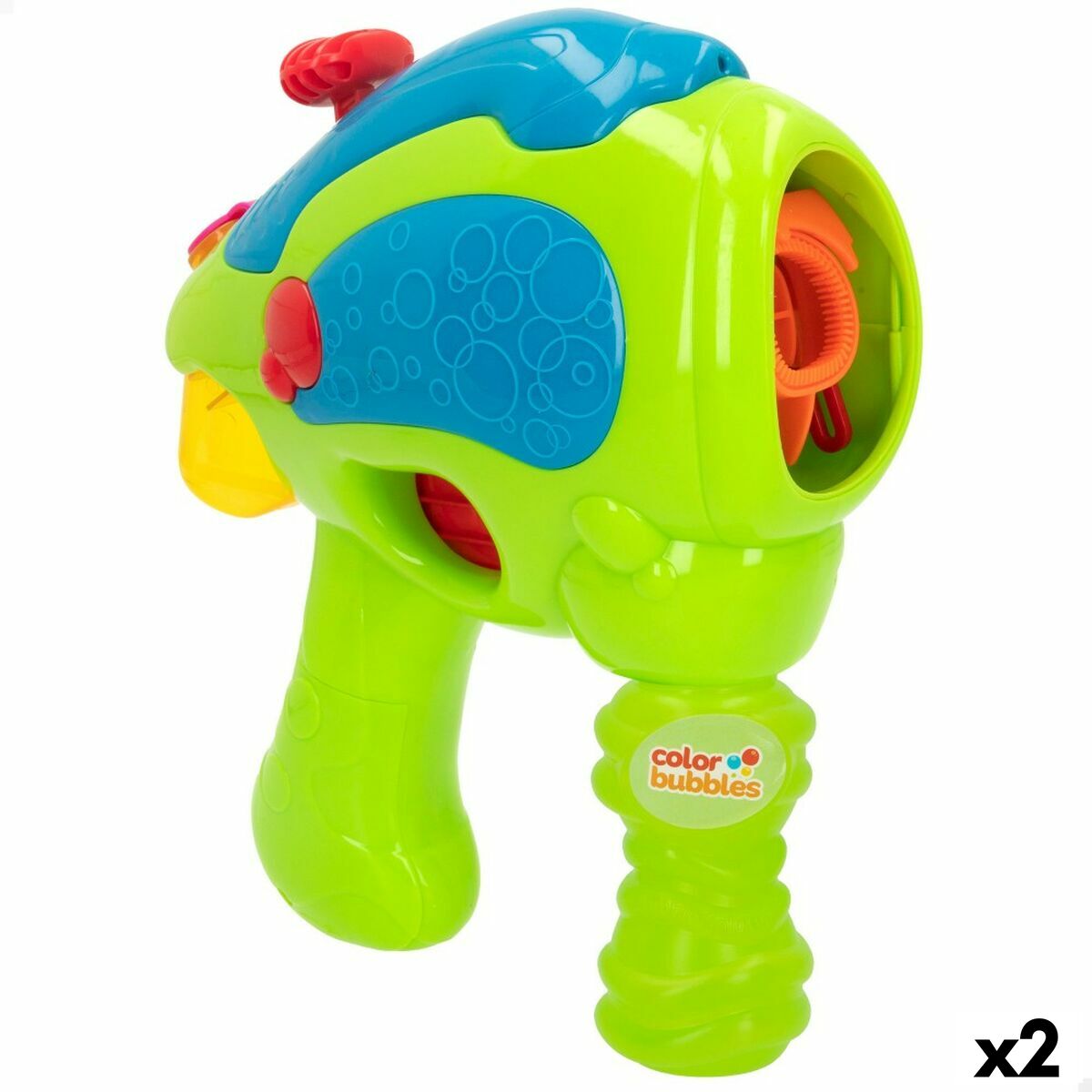 Juego de Pompas de Jabón Colorbaby Verde Pistola 118 ml 20,5 x 23,5 x 8,5 cm (2 Unidades)  Comprati.