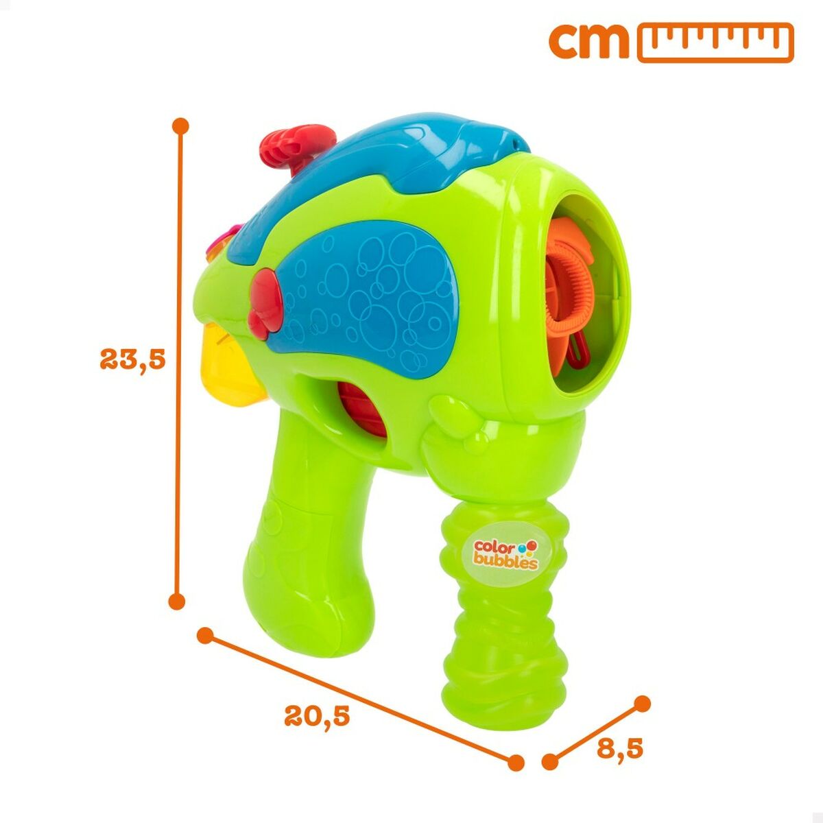 Juego de Pompas de Jabón Colorbaby Verde Pistola 118 ml 20,5 x 23,5 x 8,5 cm (2 Unidades)  Comprati.