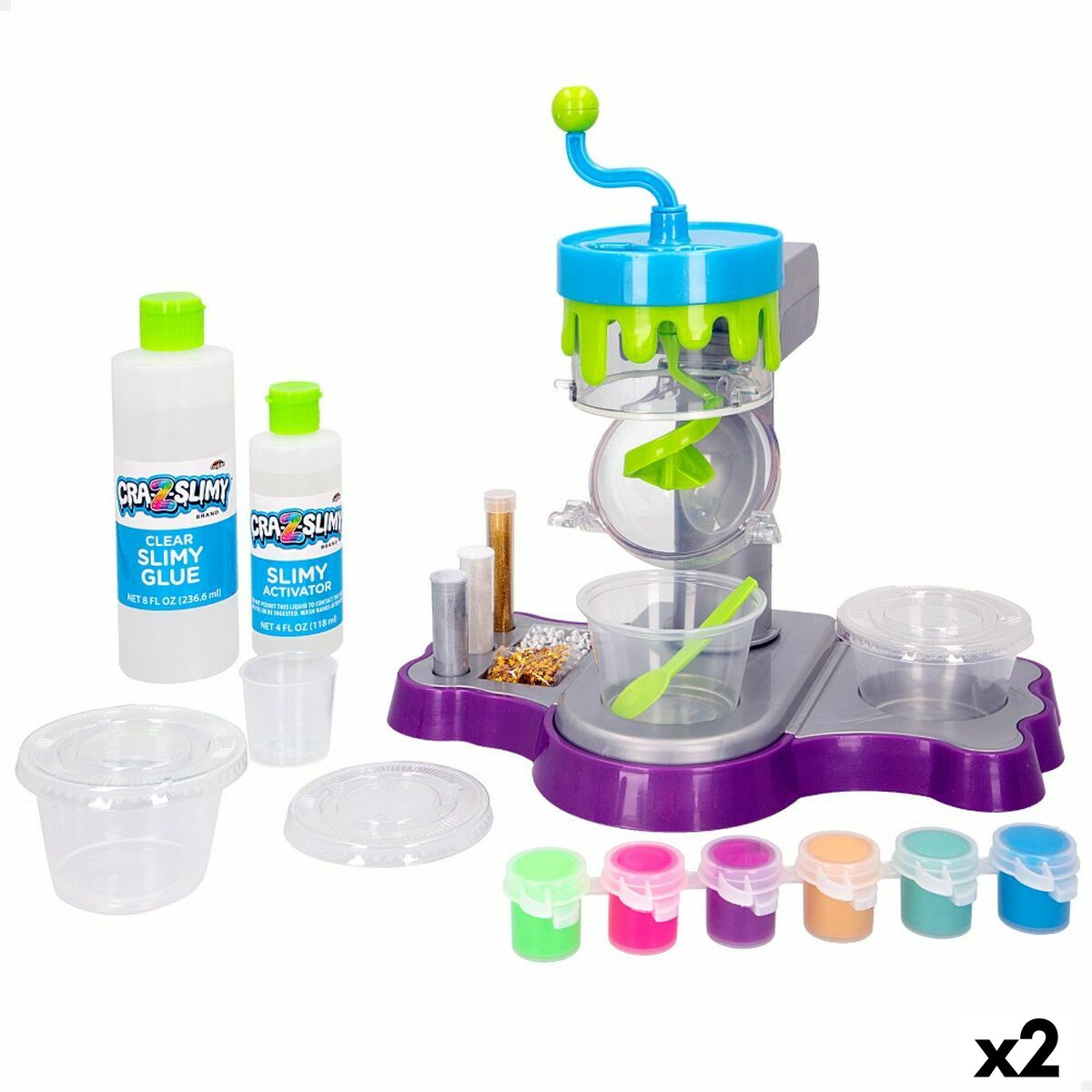 Juego de Plastilina Cra-Z-Art (2 Unidades) Slime Máquina  Comprati.