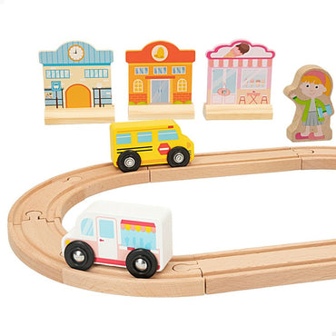 Tren con Circuito Woomax 6 Unidades 39 x 1 x 26 cm  Comprati.