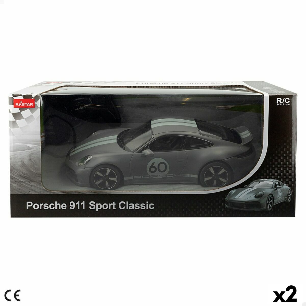 Coche Radio Control Porsche 911 1:16 (2 Unidades)  Comprati.