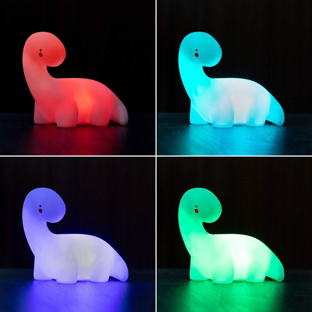 Lámpara Dinosaurio LED Multicolor Lightosaurus InnovaGoods  Comprati.