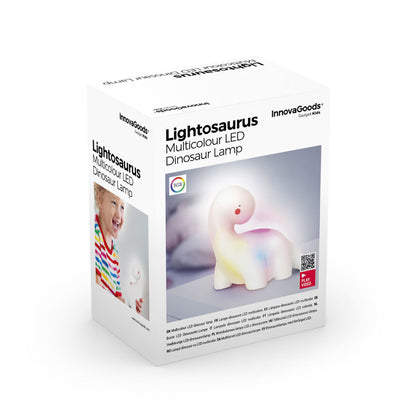 Lámpara Dinosaurio LED Multicolor Lightosaurus InnovaGoods  Comprati.