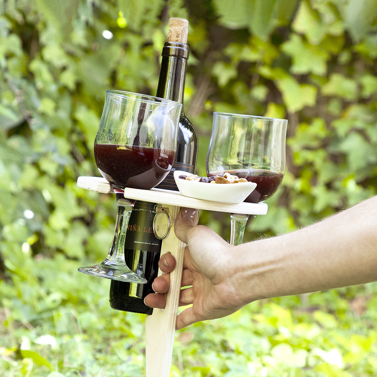 Mesa de Vino Plegable y Portátil para Exteriores Winnek InnovaGoods  Comprati.