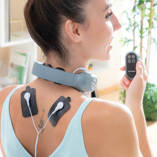 Masajeador Cervical Recargable con Mando Nekival InnovaGoods  Comprati.